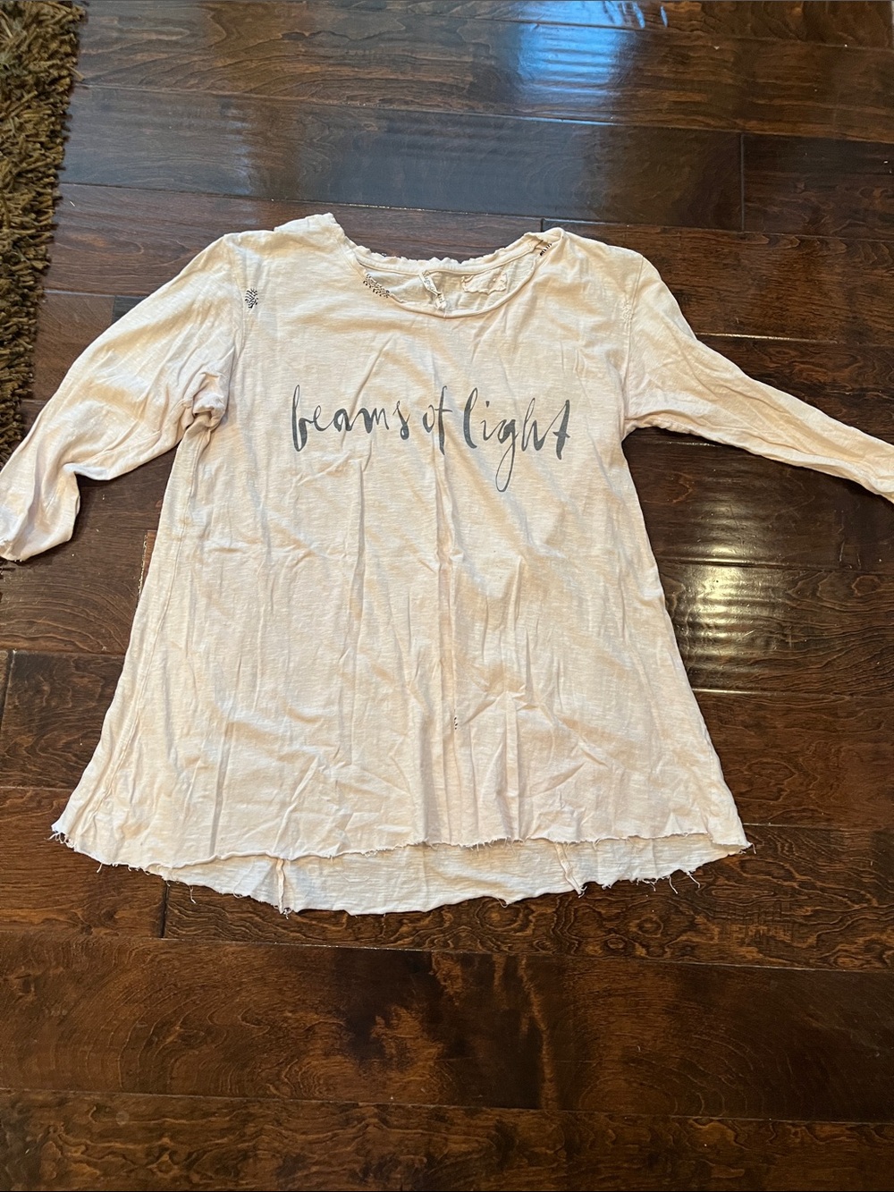 Magnolia Pearl Pale Pink 'Beams of Light' Long Sleeve Tee